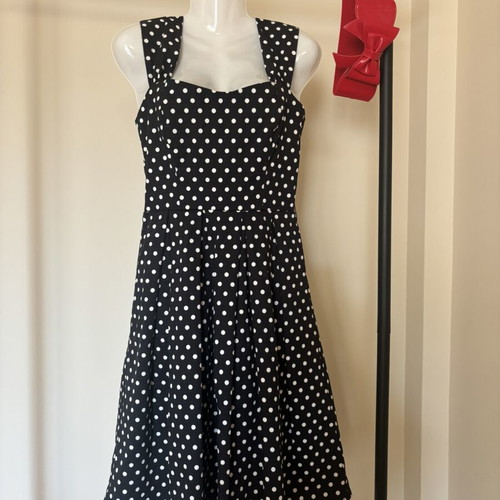 Collectif London Polka Dot Dress like new, size S UK 10