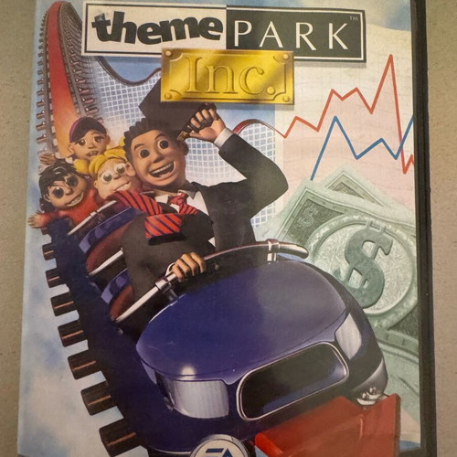 Theme Park PC used, strategy video game