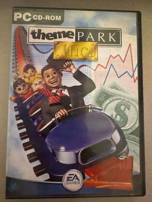 Theme Park PC used, strategy video game
