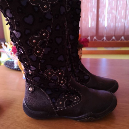 Primigi boots size 28 like new, leather and suede, warm lining