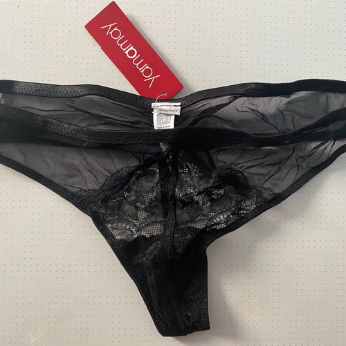 Yamamay women's black G-string lingerie new, size 2
