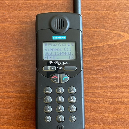 Siemens C10D phone used, vintage model from 1997
