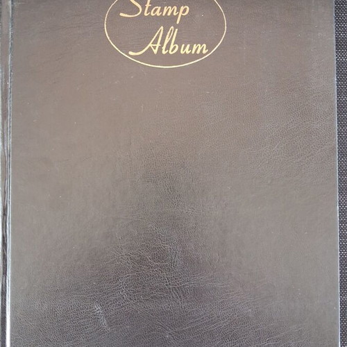 Stamp album used with vintage and thematic world collection