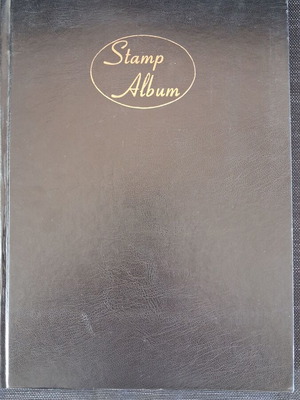 Stamp album used with vintage and thematic world collection