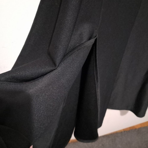 BSB black maxi skirt with slits like new, size M