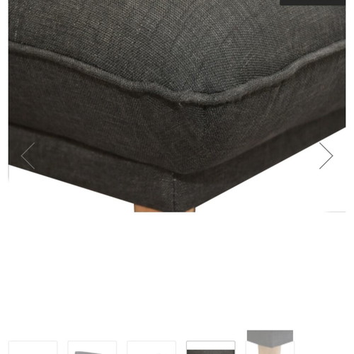Sofa bed 190cm, anthracite