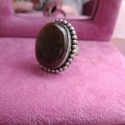 Vintage Italian 925 Silver Rings with Stone, Set or Single, Used