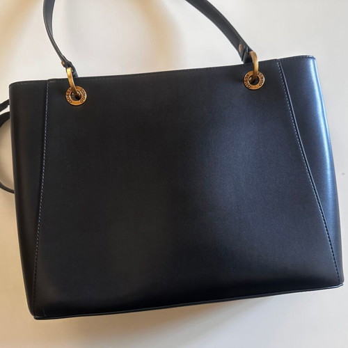 Guess Black Tote Bag brand new, smooth faux leather