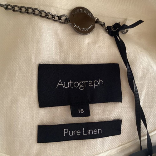 Autograph Pure Linen Ecru Blazer new, timeless chic