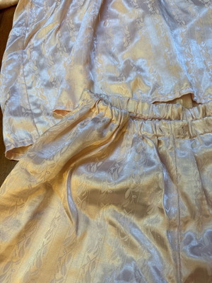 Nota Lingerie pajama set used, pink, loose fit, size L
