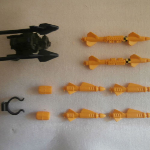 Gijoe Cobra Piranha like new, European edition with missile launcher