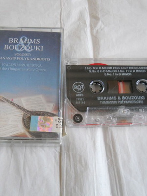 Brahms & Bouzouki cassette new, laiko