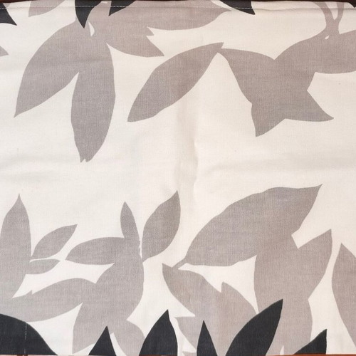 Decorative pillow with leaves new 35x55 cm