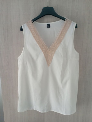 Shein summer blouse white, new, size M