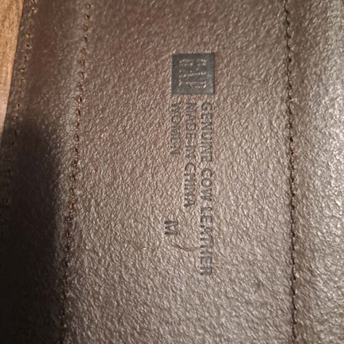 Belt adjustable, like new, gray and brown
