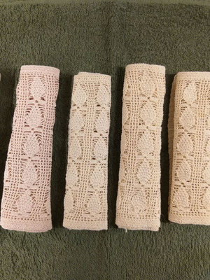 Handmade armrest covers for armchairs and sofa, set of 6, new
