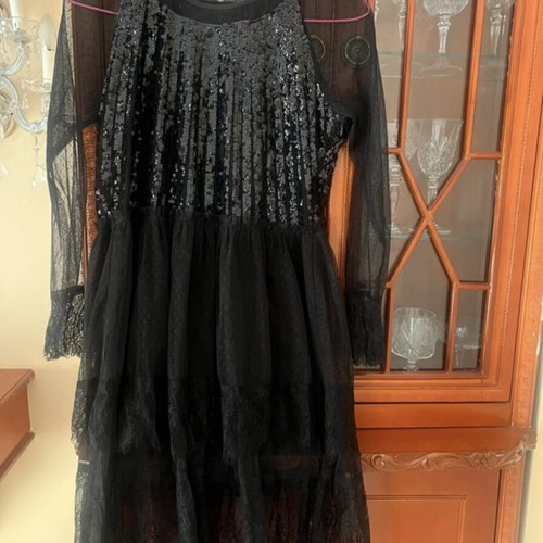 Twinset dress black, sizes S/M