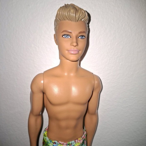 Barbie Ken Beach Water Play like new with swimwear