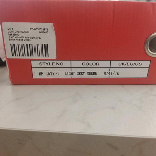 Gray pumps like new, size 41