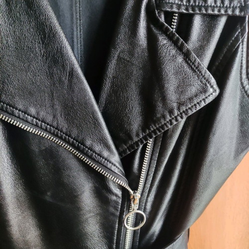 BSB black leather dress like new, size S/36/8
