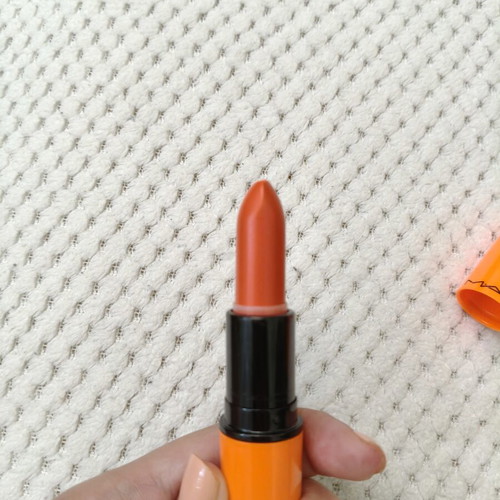 Mac Lustre Lipstick Electro vintage orange used