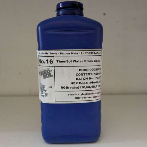 Theosol water-based varnishes new, available per piece