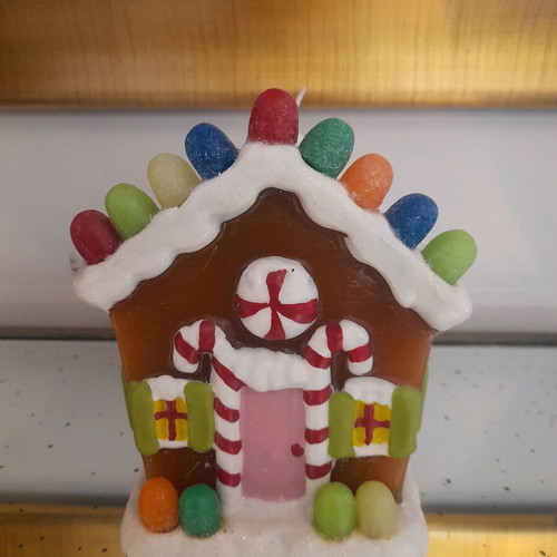 Kosta Boda candle candy house new, height 15cm
