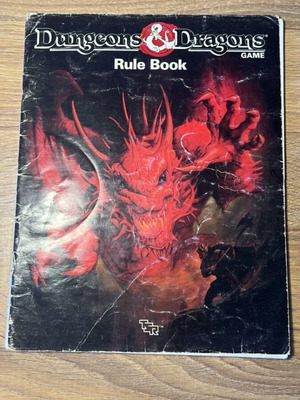 Dungeons and Dragons Rule Book μεταχειρισμένο με φθορές