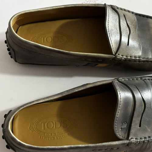 Tod's Men's Gray Limited Edition Loafers like new