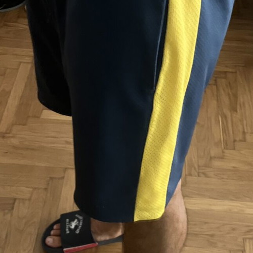 Champion basketball shorts XXL used, blue and yellow
