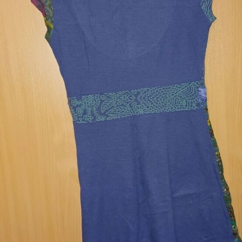 Desigual women's dress like new, size M, blue multicolor