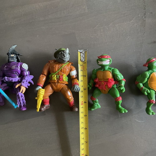 Teenage Mutant Ninja Turtles retro figures set of 4 used