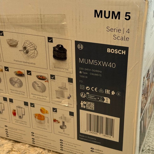Bosch MUM5XW40 kitchen machine new