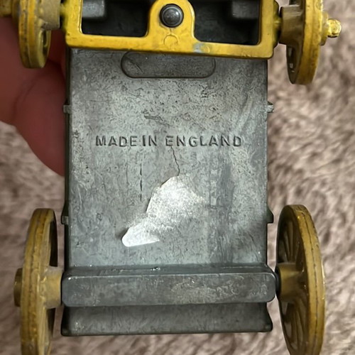 Carriage with horses and rider used, rare prewar model