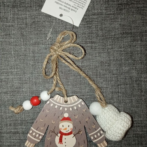 Christmas wooden ornament new