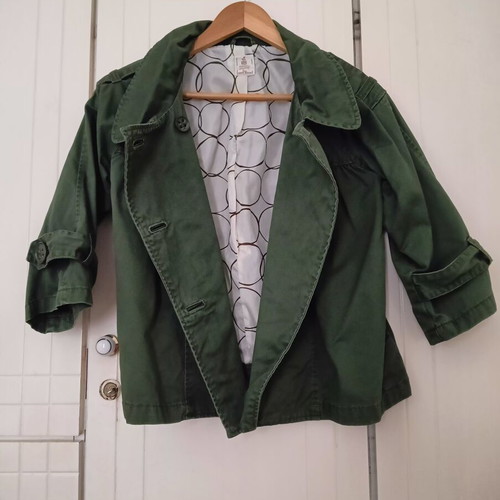 Pull & Bear women's jacket, green, medium