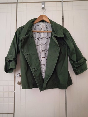 Pull & Bear women's jacket, green, medium