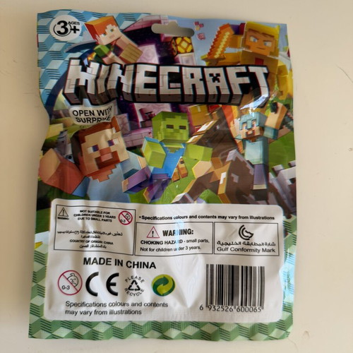 Minecraft secret surprise bag, random design, 1 piece