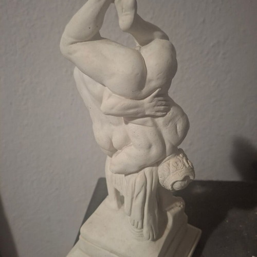Heracles and Diomedes 8th Labor Mythology Greco-Roman Statue Sculpture 27cm like new