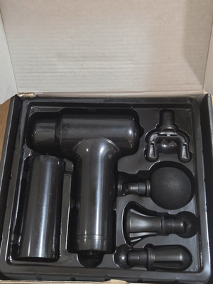 Fascial Gun Pro HB-020 massage gun new with 6 strength levels and 4 attachments
