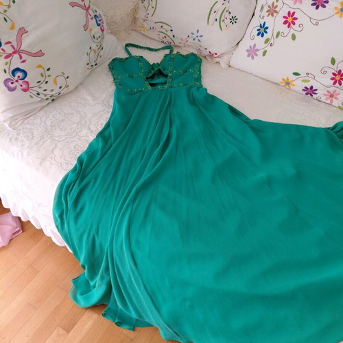 Abiye dress green unused, like new condition, size S/M