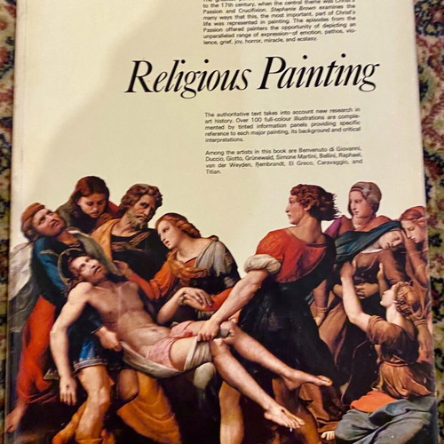 Religious painting used, Christ Passion and Crucifixion