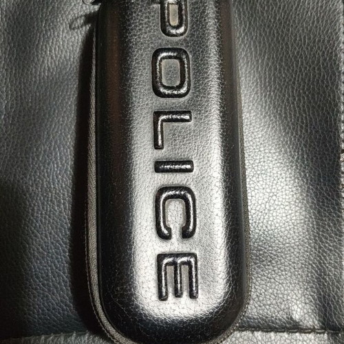 Police glasses case black like new