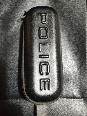 Police glasses case black like new