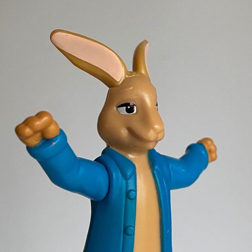 Peter Rabbit plastic figure from McDonald's Happy Meal 2017 used
