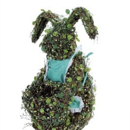 Decorative floor animals new with green foliage, set of 3 pieces