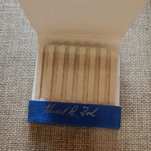 White House Collectible Matchbooks Set of 3 with President Gerald Ford Signature