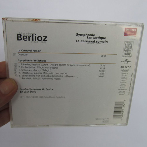 Berlioz Symphonie Fantastique Le Carnaval Romain CD used, classical