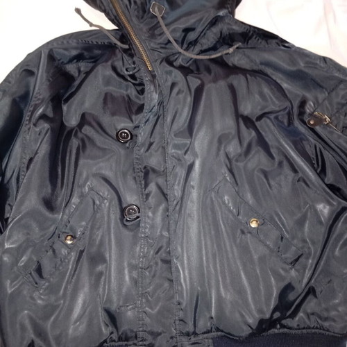 Fly London wolf jacket used, black, XL, missing 2 buttons