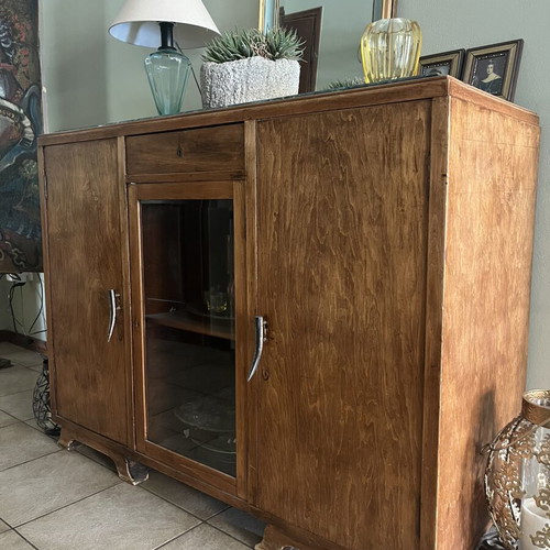 Art Deco buffet with marble top used